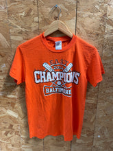 Vintage Gildan Orange 2014 Baltimore Champions T-Shirt Size Small